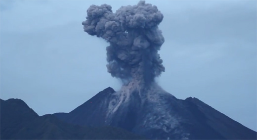 Se registra actividad en algunos volcanes del Ecuador