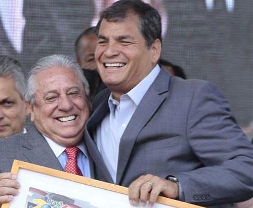 Presidente Correa desconocía que Luis Chiriboga estaba en fiscalía