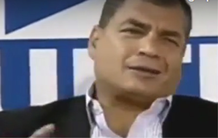 Oposición venezolana es diez mil veces golpista, anunció Correa (Video)