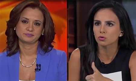 Marcela Aguiñaga dice a periodista Estéfani Espín que es muy poco objetiva y sesgada (Video)