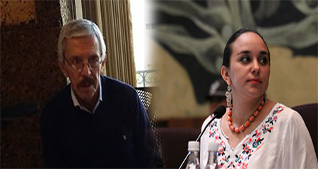 Gabriela Rivadeneira se molesta con periodista Diego Oquendo por decir que en la Asamblea hay «alzamanos» (Audio)