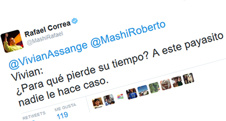 Periodista de diario público El Telégrafo que criticó artículo de hija de Correa, es humillado por el presidente