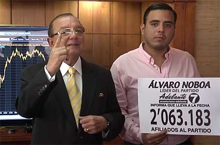 Álvaro Noboa anuncia que ya no será candidato a la presidencia