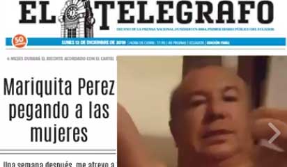 Diario El Telégrafo amenaza con acciones legales contra Crudo Ecuador por colocar este meme