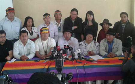 Conaie pide mediación nacional e internacional ante conflicto por presencia minera China en territorios indígenas