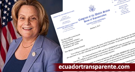 Congresista estadounidense dice que no se puede confiar en el régimen corrupto de Correa