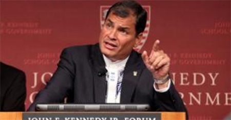 Rafael Correa participará de una «noche cultural» en Nueva York este 13 de enero