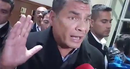 Correa no descarta tomar acciones legales contra Cedatos