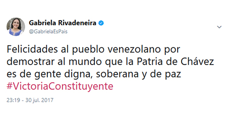 40 países democráticos desconocen la Asamblea Constituyente de Venezuela. Ecuador no es uno de ellos