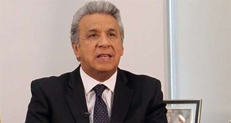 Lenin Moreno dice que está espeluznado con la corrupción galopante en el gobierno de Correa