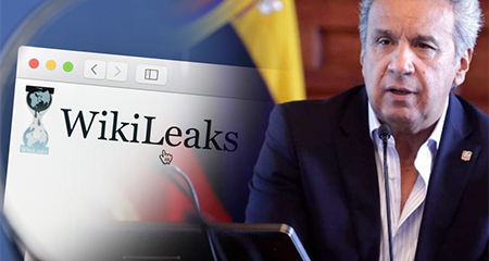 Wikileaks defiende a Julian Assange y dice que Lenin Moreno miente