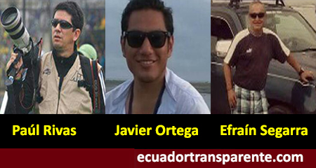 Revelan los nombres del integrantes de El Comercio secuestrados en Mataje