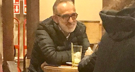 Ramiro González fue visto en restaurant en Lima-Perú