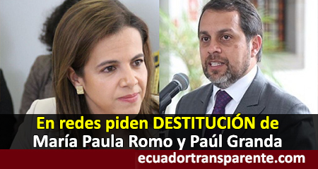 Fuertes críticas a ministros María Paula Romo(Interior) y Paúl Granda (Justicia) por fuga de Fernando Alvarado