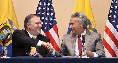Renovada relación entre EE. UU. y Ecuador