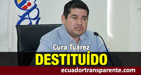Cura José Tuárez y otros 3 consejeros del CPCCS fueron destituídos por atribuirse funciones