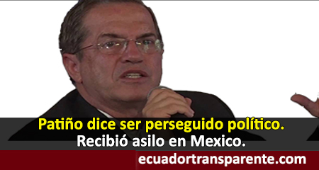 Ricardo Patiño recibe asilo en México
