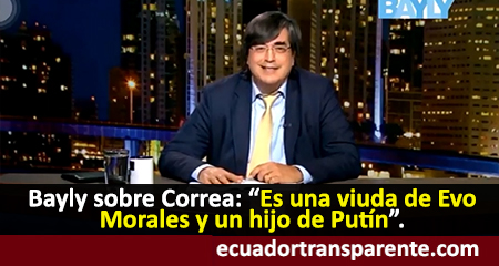 Jaime Bayly se burla de Rafael Correa y lo denomina «la viuda de Morales» (Video)
