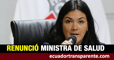 Renuncia ministra de Salud Catalina Andramuño. Juan Carlos Zevallos, asume el cargo.