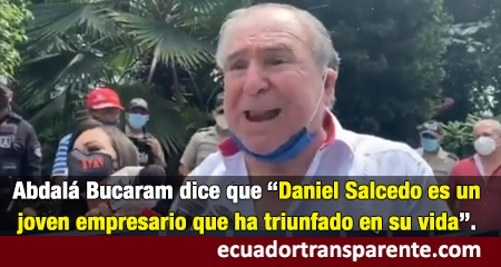 Abdalá Bucarám defiende a Daniel Salcedo (Video)
