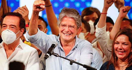 Guillermo Lasso, es el nuevo presidente del Ecuador.