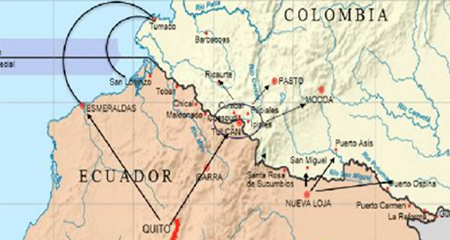 Ecuador autopista para el tráfico de armas.