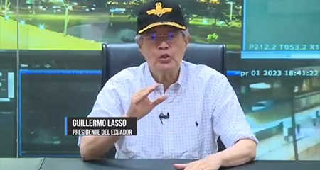 Presidente Guillermo Lasso autoriza tenencia y porte de armas a civiles