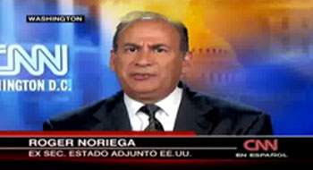 Roger Noriega asegura que Chávez tiene un programa nuclear con Irán