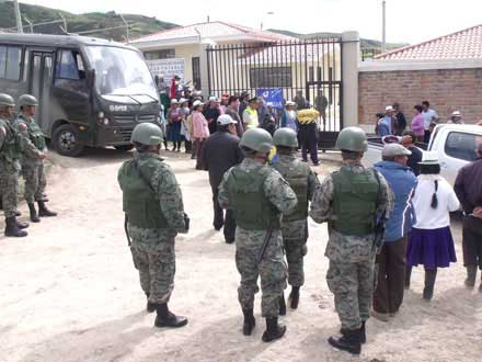 Militarizan planta de potabilización de las parroquias de Tarqui y Portete
